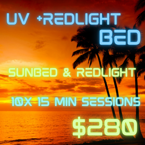 UV & Redlight Therapy Combo Bed 10 sessions