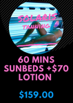 Copy of $94 for 60 Minutes on Sunbeds plus $70 lotion